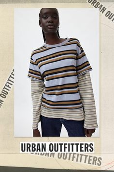 Better-than-basic BDG long sleeve tee in a pre-layered style. Designed in a relaxed, slouchy fit featuring crew neckline & short sleeve tee, with waffle-knit layered long-sleeves and hemline for an effortless vibe. Only at Urban Outfitters. Features BDG Ollie layered twofer tee Layered long sleeve tee Soft and stretchy knit Crew neckline and short sleeves with layered waffle-knit long sleeves Waffle-knit layered hemline Oversized, relaxed fit Tunic length Easy pull-over style UO exclusive Contents + Care 100% Cotton Machine wash Imported Size + Fit Model in Black is 5’9.5" and wearing size Small Measurements taken from size Small Chest: 41" Length: 26" | BDG Ollie Layered Twofer Tee in Green, Women's at Urban Outfitters Layered Style, Fitted Tunic, Layered Long Sleeve, Green Fits, Tunic Length, Small Chest, Waffle Knit, And Sign, Long Sleeve Tee