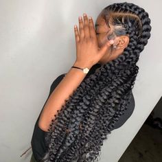 Passion Braids, Girl Braided Hairstyles, Braids Twist, Braids Locs, Girl Braids, Ombré Hair, Girls Hairstyles Braids