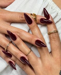 Press On Acrylic Nails, Fake Nail Tips, Wine Nails, Glitter Gradient, Long Stiletto, Work Nails, Classy Acrylic Nails, Fake Nails With Glue, Nail Sets