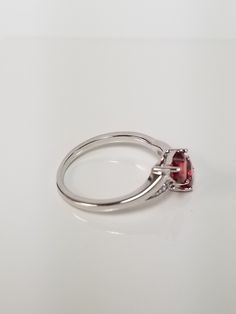 "Thanks for shopping our vintage estate store. We tend to sell well below wholesale and truly hope you enjoy all of our items. Many of the items are one of a kind, so please enjoy scrolling through the pictures and hopefully something will catch your eye. Black spots are from camera. Nice estate sterling silver 925 .50ct garnet heart with cz diamonds ring. This is a custom made ring from our shop, meaning we set the gems into the setting. Ring Size: please select a size Setting: 3/8\" 10mm Weigh Heirloom Ruby Ring For Valentine's Day, Classic Solitaire Diamond Ring For Valentine's Day, Vs Clarity Diamond Ring For Valentine's Day Formal, Valentine's Day Classic Birthstone Ring, Classic Promise Ruby Solitaire Ring, Classic Formal Heart Solitaire Ring, Classic Solitaire Heart Ring For Formal Occasions, Classic Solitaire Ruby Ring For Promise, Classic Solitaire Ruby Promise Ring