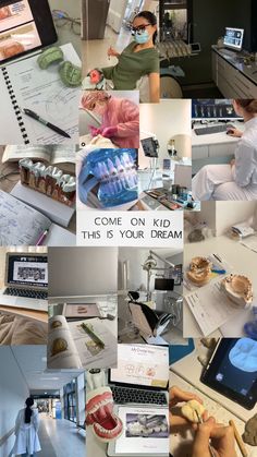 Dental School Inspiration, Dental Student Vision Board, Dental School Vision Board, Vision Board Ideas Dentist, Dental Hygiene School Vision Board, Dental Hygienist Vision Board