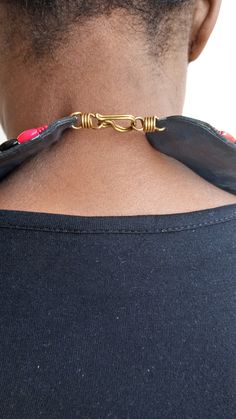 SALE African Choker necklace, Leather choker necklace, Zulu necklace, Beaded necklace, Adjustable necklace, Women jewelry, An authentic elegant necklace that can match with any outfit. 100% handmade Closure: hooks Color: Black and Red. Available in different colors. 3-5 days delivery via DHL Express The shipping fee is for the first item only and additional necklaces or items ship for free.Buy multiple items and pay shipping for 1 item only.The rest ships free.) Wholesale available at a fair pri Artisan Red Jewelry With Black Beads, Red Pendant Beaded Necklace For Festivals, Red Choker Necklace For Festival, Red Jewelry With Black Beads For Festival, Unique Red Choker As A Gift, Festival Red Jewelry With Black Beads, Unique Red Choker For Gift, Red Choker Necklace With Lobster Clasp, Red Adjustable Beaded Pendant Necklaces