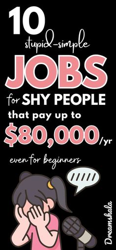 Jobs For Introverts, Extra Money Jobs, Earn Extra Money Online, Fulfilling Career, Shy People, Best Jobs, Best Online Jobs