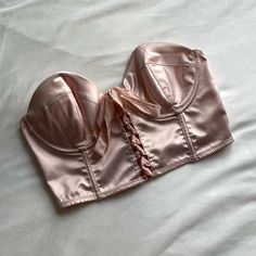 Vintage Pink Satin Corset Top Size: Medium Color: Light Pink / Ballet Pink Brand New With Tags. Only Tried On But Never Worn Out. Perfect For Girls Who Love A Coquette Style. I’m A 34c But Def Could Fit Someone With A Larger Cup Size. #Corset #Lingerie #Bra #Coquette #Ballet Paris Core, Pink Satin Corset, Satin Corset Top, Pink Corset, Satin Corset, Ballet Pink, Forever21 Tops, Pink Satin, Women Corset