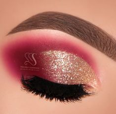 Red And Gold Makeup Looks, Colorguard Makeup, Maroon Makeup, Burgundy Makeup Look, Quince Makeup, Gold Eyeshadow Looks, Burgundy Eye Makeup, Red Makeup Looks, Quinceanera Makeup