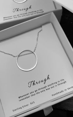 Handmade by Artisan, Danielle Nicole Enright, this unique necklace features a circular pendant with chain running through the middle. Strung on 15” sterling silver Rolo chain with a 2” extender. ABRAU brand tag attached. Lobster clasp closure. Minimalist style, filled with symbolism. Wear alone or layered with other necklaces. Minimalist Chain Necklace With Large Pendant As Gift, Minimalist Chain Necklace With Large Pendant, Sterling Silver Chain Necklace With Large Pendant For Gift, Minimalist Silver Chain Necklace With Round Pendant, Minimalist Necklaces With Large Pendant, Simple Silver Chain Necklace As Gift, Simple Silver Chain Necklace Gift, Modern Nickel-free Chain Necklace For Gift, Minimalist Sterling Silver Chain Necklace For Anniversary