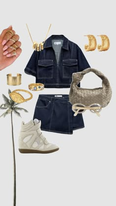 Outfit Giorno, Annefleur Style, Outfit Inspo Collage, Planned Outfits, Inspo Collage, Outfit Mood Board, Inspi Outfit, Outfit Collages, Summer Spring Outfits