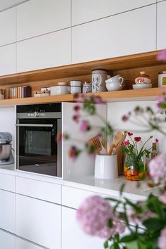 Smart Microwave Wall Shelf Ideas for Kitchens Microwave Wall Shelf, Smart Microwave, Wall Shelf Ideas, Mounted Microwave, Small Kitchen Counter, Microwave Storage, Microwave Stand