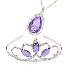 PRICES MAY VARY. Title: Vinjewelry Princess Crown Princess Waterdrop Pendant Necklace for Girls Birthday Christmas Gift. Product Type: Departments > Girls > Jewelry > Necklaces & Pendants > Pendants Princess Style Silver Jewelry Gift, Sofia The First Amulet, Kids Tiara, Magic Amulet, Nana Jewelry, Princess Sofia The First, Forever Necklace, Headband Christmas, Birthday Headband