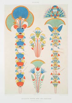 an image of art nouveau flower designs