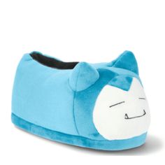 Catch some ZZZs (and maybe Pokmon) with everyones favorite sleepy giant, Snorlax! The Pokmon Snorlax 3D Slippers feature an adorable 3D Snorlax face and his iconic sleepy expression, adding a playful touch for little Pokmon fans. The plushy softness of these slippers will help keep your child warm and cozy as he relaxes on the weekends playing Pokmon or is out on a chilly day. Either way, Snorlax is the perfect companion! Size: medium.  Color: Blue.  Gender: female.  Age Group: toddler. Snorlax Slippers, Snorlax Plush, Snorlax Pillow, Snorlax Plush Aesthetic, Elmo Puppet, Giant Snorlax Plush, Dinosaur Slippers, Baby Elmo, Pokemon Snorlax