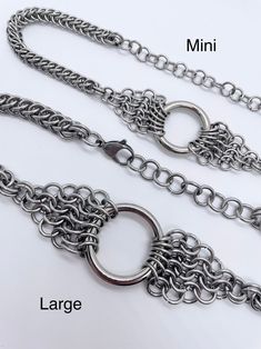 Apropos Chainmail Choker Necklace - Etsy Canada Chainmail Diy, Chainmail Choker, Chainmaille Jewelry Patterns, Chainmail Patterns, Chainmail Necklace, Chainmail Jewelry, Chain Maille Jewelry, Necklace Patterns, Diy Rings