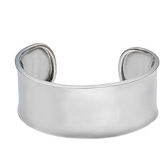 Find your perfect style with this wide-cuff bracelet.Click on this JEWELRY & WATCHES GUIDE to learn about fit, styles, materials and more! Length: 7 in. Slip-on cuff bracelet Plating: Sterling silver, rhodium Finish: Polished Base material: Sterling Silver Size: 7". Gender: female. Age Group: adult. Polished Wide Band Cuff Bracelet, Classic Wide Band Cuff Bracelet, Adjustable, Adjustable Open Cuff Bracelet For Formal Occasions, Formal Wide Band Adjustable Bangle, Formal Adjustable Wide Band Bangle, Adjustable Wide Band Cuff Bracelet For Formal Occasions, Elegant Silver Cuff Bracelet With Wide Band, Classic Open Band Cuff Bracelet With Polished Finish, Silver Elegant Wide Band Cuff Bracelet