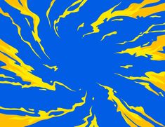 an abstract blue and yellow background with swirls