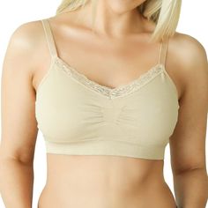 PRICES MAY VARY. DISCOVER THE ULTIMATE COMFORT - Experience unparalleled comfort and style with the JOY BRA V-Neck! A good addition to your collection of ladies bras and teen bras. This seamless bra features a decorative lace trim, making it stylish and comfortable bras for women. Designed with a soft and stretchy fabric blend, it is the ideal sleeping bra and wire free bra for women seeking both comfort and elegance. VERSATILE DESIGN FOR EVERYDAY WEAR - Upgrade your wardrobe essentials with the Sleeping Bra, Bra Crafts, Bra Alternatives, Wire Free Bra, Underwire Bras, Best Sports Bras, Free Bra, Sleep Bra