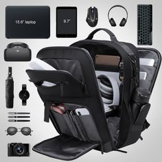 Cloth Business, Best Laptop Backpack, Backpack College, Backpack Essentials, Office Men, Tech Bag, Men Backpack, Business Backpack, Mens Travel