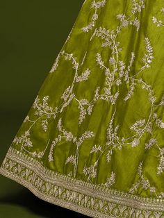 Breathe fresh life into your aspirations with this neon green marriage wear lehenga made of art silk material beautifully crafted with thread, zari embroidery, sequins work, and dori work all overcomes with attached can-can inside. Paired with similar choli material with embroidery lacework and net dupatta with four side lace and embroidery work. This designer lehenga is stitched and can be customized up to 42 inches and come with fully stitched choli material You can adorn this beautiful leheng Pista Green Chanderi Traditional Floor-length Wear, Pista Green Floor-length Chanderi Traditional Wear, Pista Green Chanderi Floor-length Traditional Wear, Traditional Green Sharara With Resham Embroidery, Designer Green Art Silk Sharara, Green Anarkali Sharara For Diwali, Green Silk Sharara With Resham Embroidery, Pista Green Art Silk Sharara In Traditional Drape, Green Silk Sharara With Traditional Drape