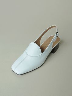 Editor's NoteHEENN presents modern chic garments and objects for your life- Subtle gloss and small pattern point- Soft touch casual mood shoes- Comfortable to wear with latex insole- Daily point item*Price may vary by options Measurements (in.)- Size: KR 220MM - KR 265MM (US 5 - 9.5)- Heel Height: 1.57 in.*If you have slim feet and low insteps  we recommend that you wear one size smaller.*If the width of your foot is normal to a little wide  we recommend that you wear your normal size.*If y Block Heel Slingback, Vegetable Leather, Shoes Sandals Heels, Shoes Comfortable, Modern Chic, Leather Care, Men Shoes Size, Mens Bottom, Women's Shoes Sandals