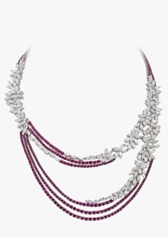 Stefan Hafner Angelica necklace: Gold Mesh Necklace, Heavy Jewelry, Ruby And Diamond Necklace, Mesh Necklace, Stones Necklace, International Jewelry, Diamond Necklace Set, Diamond Jewelry Designs, Precious Jewels