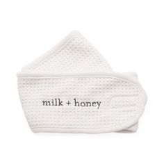 milk + honey Waffle-Weave Headband $6 Honey Waffles, Honey Skincare, Coconut Milk Bath, Woven Headband, Honey Rose, Spa Accessories, Milk Honey, Facial Roller, Skincare Product