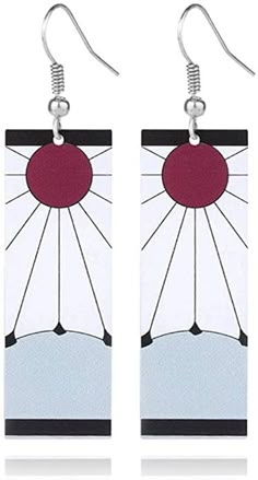 PRICES MAY VARY. Perfect gift / merch for any fan of the popular anime series! Includes 1 Pair of Earrings Size: Flag - 0.78" x 3.5" Material: Zinc Alloy + PVC 100% Satisfaction Guaranteed or Full Refund These beautiful earrings make great gifts / merchandise for all fans of anime. They are comfortable enough to be worn as cosplay / costume accessories or as everyday fashion jewelry. If you have any questions about our products, please feel free to message us and we will do our best to assist. T Tanjiro Earring, Diy Earrings Paper, Hmong Earrings, Demon Slayer Earrings, Real Earrings, Hanafuda Earrings, Tanjiro Cosplay, Earrings Paper, Anime Earrings