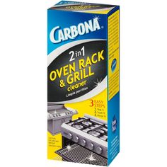 carbona oven rack and grill cleaner, 2 - in - 1 with cleaning solution