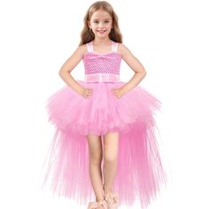 PRICES MAY VARY. ❤Trendy style: The halloween tutu dress for girls features a unique silhouette with a low front and high back tulle skirt, creating a playful and eye-catching look. The puffy tulle design adds volume and drama to the overall appearance, making it a fashionable choice. ❤Material: The little girls birthday party dress is is consists of stretchable spandex crochet(with lining) and handmade soft tulle(without lining), V-neck design and adjustable shoulder straps add a comfortable to Purple Toddler Dress, Christmas Dresses For Girls, Dress Up For Girls, Princess Dress For Kids, Girls Red Christmas Dress, Halloween Tutu Dress, Polyester Crochet, Toddler Girl Christmas Dresses, Christmas Tutu Dress