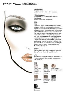 Fall Beauty Trends, Soft Smokey Eye, Makeup Face Charts, Face Charts, Beauty Treats, Face Chart