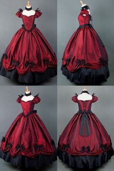 Brand New Wine Red Vintage Victorian Ball Gown Floor Length Victorian Party Dress Red Floor-length Gown For Costume Party, Red Ball Gown For Costume Party, Red Fitted Gown For Costume, Fitted Red Gown For Costume, Red Floor-length Gown For Costume, Red Floor-length Gown For Costume Occasions, Red Floor-length Costume Gown, Red Floor-length Dress For Costume Party, Red Fitted Ball Gown For Costume Party