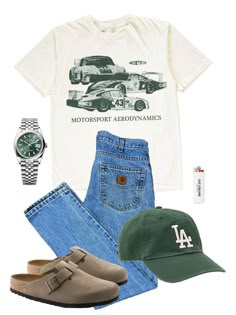 Motorsport Aerodynamics Tshirt Easy 30 day return policy Outfit Ideas Clothes Only, Vintage Tee Outfits Women, Tom Boy Chic Style Inspiration, Cool Trendy Outfits, National Parks Outfit Summer, Fall Fits Women, Simple Tomboy Outfits, Vintage Outfit Aesthetics, Hobo Aesthetic Outfit