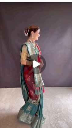 Saree Dupatta Style, Saree Draping With Dupatta, Saree Pallu Style, Heavy Dupatta Draping Styles, Dupatta With Saree, Saree With Dupatta Draping, Elegant Saree Look, Saree With Dupatta, Dupatta Draping Styles