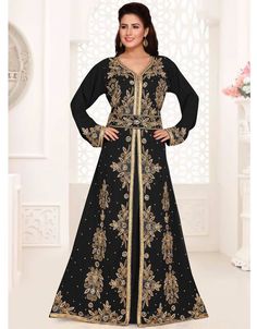 ❤Inshallah❤️ Full Sleeve heavy kaftan dress 👗 Order Online latest Embroidered Kaftan which are made up from best quality fabrics with latest styles from our large collections at https://bit.ly/3eafqPe Shop Now : https://bit.ly/3t45ajr Buy online @ $111.95 #arabicattire #traditionalarabicdressfemale #muslimclothingstorenearme #turkishkaftan #designerkaftandresses #dubaikaftan #formalkaftandress #kaftanmaxidresses #longkaftans #maxikaftans #muslimovergarments #arabicclothingnearme #arbanic Eid Anarkali Blue Kaftan, Anarkali Kaftan For Eid In Blue, Blue Anarkali Kaftan For Eid, Wedding Abaya With Gold Embroidery, Long Abaya With Gold Embroidery For Weddings, Gold Zari Work Long Sleeve Gown, Gold Long Sleeve Gown With Zari Work, Long Kaftan With Gold Embroidery For Wedding, Anarkali Style Blue Kaftan For Wedding