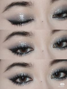 Fun Makeup Looks To Try, Goth Prom Makeup, Ateez Makeup, Soft Gothic Makeup, Gyaru Fits, Sick Makeup, Guard Makeup, Unique Makeup Looks, Vegas Fits