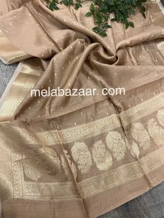 Soft pure silk moonga dupatta with Banarsi weaving. Wedding Beige Dupatta In Slub Silk, Wedding Beige Slub Silk Dupatta, Festive Beige Slub Silk Dupatta, Unstitched Silk Shawl Dupatta, Silk Dupatta Shawl For Diwali, Wedding Silk Dupatta Scarf Shawl, Wedding Silk Dupatta Shawl, Unstitched Katan Silk Dupatta Shawl, Festive Beige Tussar Silk Dupatta