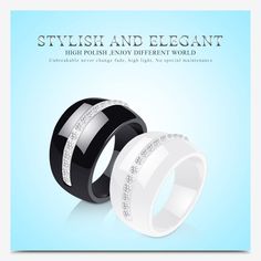 Color: White, Black Category: Jewelry Size: No. 6, No. 7, No. 8, No. 9 Material: Ceramic Fashion Element: Round Style: Simple Ceramic Fashion, Unisex Earrings, Ceramic Ring, Mens Fashion Watches, Smartwatch Women, Couple Ring, Ceramic Rings, Rings Jewelry Fashion, Unisex Bracelets