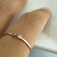 his & yours birthstone for your right hand. love this Put A Ring On It, Romantic Weddings, Birthstone Ring, Ring Verlobung, Bling Bling, Diamond White, Rose Gold Ring, Ring Set, Project Ideas