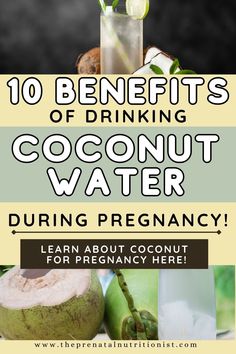 Coconut water is a delicious and refreshing drink many love, especially during the warm summer months. It can re-energize and hydrate the body and is rich in essential nutrients, vitamins, and minerals that can help support a healthy pregnancy. Check out this blog of 10 benefits of coconut water for pregnancy! #coconutwater #benefitsofcoconutwater #iscoconutwatergoodforyou #coconutwaterforpregnancy Pregnancy Shopping List, Benefits Of Coconut Water, Coconut Water Benefits, Benefits Of Coconut, Relieve Constipation, Healthy Weight Gain, Bun In The Oven