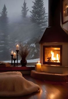 Winter Vibes, Decoration Inspiration, Cozy Cabin, Cozy Room, Winter Aesthetic, Winter House, Cozy Space, Casas De Ensueño