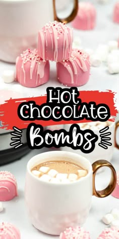 These Valentine's Day Hot Chocolate Bombs are the perfect gift for your sweetheart! This recipe is super easy and no-fail. Perfect for every holiday and occasion! Hot chocolate bombs are all the rage right now, but did you know you could use your Instant Pot to make them? Once I made them like this, I will never, ever go back! Powder Coffee Creamer, Steamed Milk, Hot Chocolate Marshmallows, Steaming Cup, Hot Cocoa Mixes, Hot Chocolate Mix, Chocolate Bomb, Diy Valentine's Day