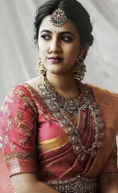 Cultural Heritage Of India, South Indian Bride Saree, Lehenga Saree Design, Bridal Sarees South Indian, Best Blouse Designs, Fashionable Saree Blouse Designs, Wedding Blouse Designs, Half Saree Designs