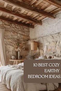 Cozy bedroom Earthy Bedroom Decor, Cozy Earthy Bedroom, Cozy Bedroom Ideas, Fairy Lights Bedroom, Earthy Aesthetic, Relaxing Bedroom, Decor Ideas Bedroom