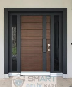 Wooden Door Entrance, Flush Door Design, Modern Entry Door, House Front Door Design, Home Gate Design, Modern Exterior Doors, House Main Door Design, Contemporary Front Doors