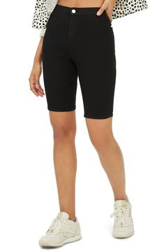 Joni Cycling Shorts,                         Main,                         color, BLACK Biking Shorts, Jean Jean, Top Gear, Cycling Shorts, Denim Outfit, Fall Wardrobe, Stretch Cotton, Atlanta, Cycling