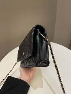 Chanel Classic Quilted Wallet on ChainBlack Lambskin GHWSize 18.5 x 12 x 3.5 cmChain drop 60 cmMicrochipDec 20239.9/10 New Unused w seal (imprints due to storage otherwise new unused with seal)Includes full set box, dust bag and receiptRTP 4800 sgdPrice now 3880 sgd 2930 usd CN6014-01 Formal Rectangular Wallet With Chain, Formal Rectangular Wallets With Chain, Classic Chain Wallet For Formal Occasions, Classic Chain Wallets For Formal Occasions, Classic Black Wallet On Chain, Classic Envelope Wallet On Chain For Formal Occasion, Classic Formal Envelope Wallet On Chain, Classic Black Wallet With Chain Strap, Black Clutch With Chain Strap For Business