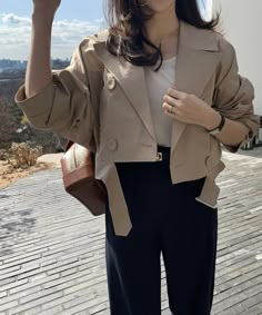 Windcheater Woman Outfit, Kim Taehyung Ff, Taehyung Ff, Womens Cropped Jacket, Modest Casual Outfits, Fashionista Clothes