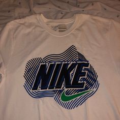 Size Xl Brand New But No Tag With It Casual Sports Shirt With Graphic Print, Nike Sports Tops With Graphic Design, Casual Sports Shirt With Logo Print, Casual Crew Neck Shirt With Graphic Print, Casual Graphic Crew Neck Top, Nike Casual Crew Neck Shirt, Sports Casual T-shirt With Graphic Print, Casual Nike Crew Neck Shirt, Casual Crew Neck Top With Logo Print