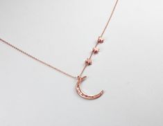 However successful you are, there is no substitute for a close relationship. We all need them.My friend is my star.The stars don't look bigger, but they do make our life brighter. Rose gold moon star necklace. couple gift,mother daughter wife presents,lovers, best friends jewelry, ** Rose Gold filled chain and clasp * Glossy rose gold Plated CZ Moon , size: 16 x 23mm *Sweet star bead: 4x4 mm Add more star option is availavle Jewelry Maintenance Tips --Individually wrapped --soft cloth wipe --avo June Moon, Best Friends Jewelry, Moon Star Necklace, Cosmic Jewelry, Necklace Couple, Friends Jewelry, Lunar Moon, Stars Necklace, Jewelry Rose Gold