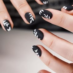 Black And White Nail Designs, Black And White Nail Art, Black White Nails, Black And White Nails, White Nail Art, White Nail Designs, Black Nail Designs, White Nail