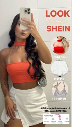 (CLIQUE NO PIN PARA GANHAR DESCONTO NO SITE DA SHEIN) Vincule o código BR12127A em "minha indicação" no app da SHEIN para ganhar um desconto extra de $10 além de cupons e pontos. ✨💞 Ou clique no pin e aceite o convite e faça login na sua conta pra ativar o desconto em todas as compras! Moda Shein, Vestido Shein, Outfit Shein, Cute Professional Outfits