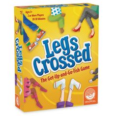 legs crossed the get - up and go fish game is on sale for $ 3 99